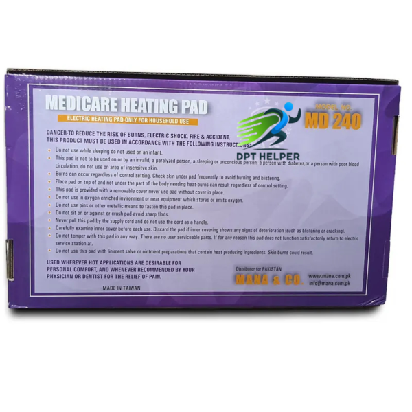 Medicare MD-240 Electric Heating Pad for Back Pain – Available in Pakistan - Image 4